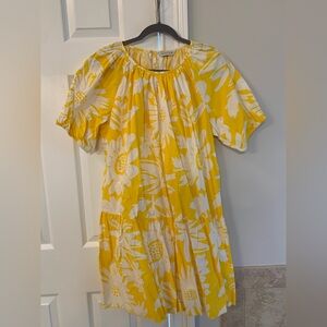 Bright, casual, drop waist dress!
